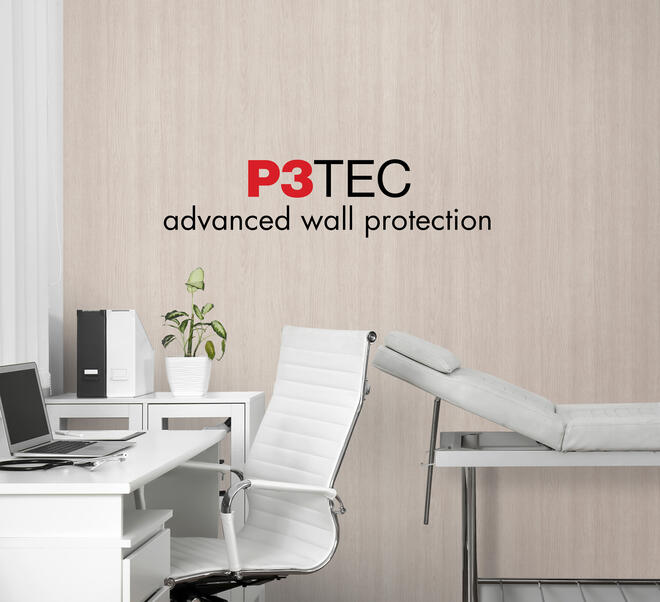 Hardwood P3TEC Wall Protection